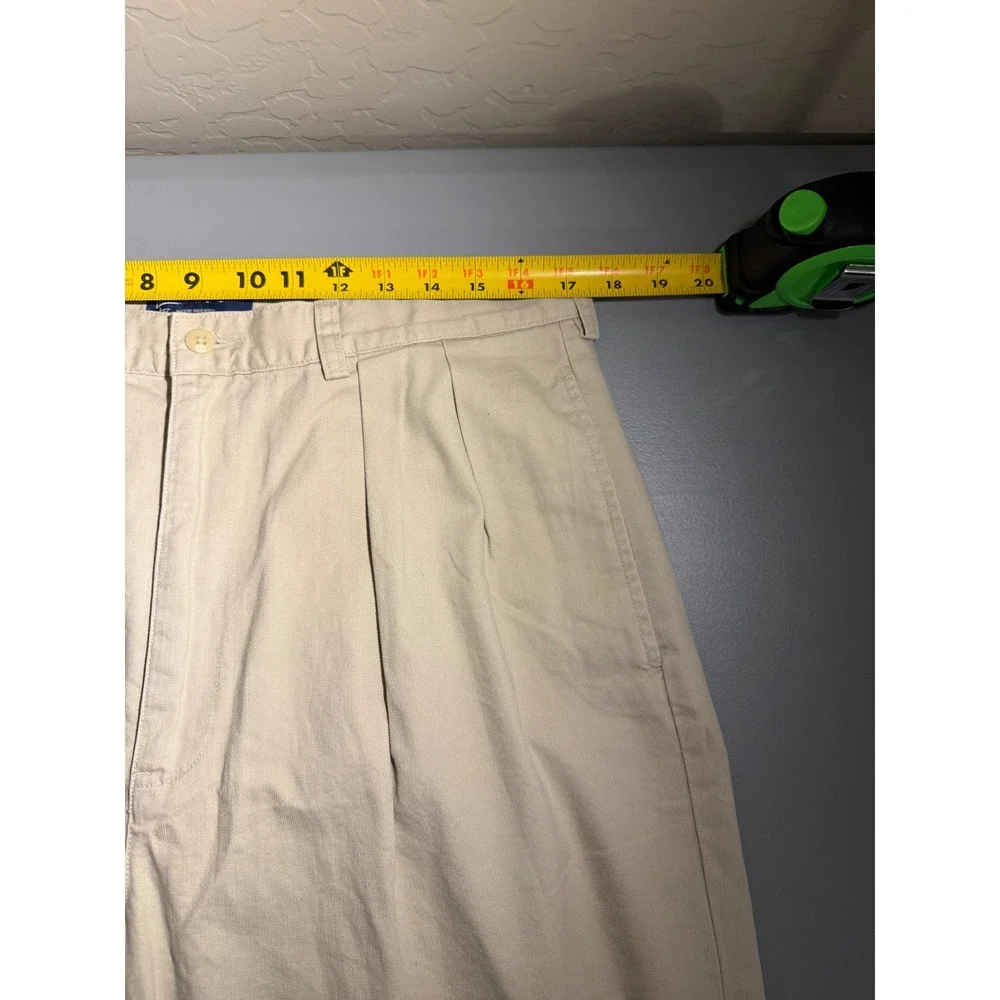 Vintage Polo Ralph Lauren Andrew Pant Pleated Chino Sand 36x32 New With Tags